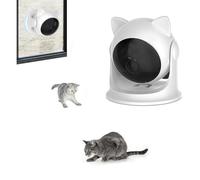 VOVIGGOL Automatic Cat Toy Interactive Cat Toys for Indoor Cats Pets, Auto Pet Toy Kitten Exercise Toy for Cats Kitty, USB C Rechargeable & Adjustable Ranges, Electric Pet Gifts