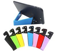 VOVIGGOL Portable Mobile Phone Stand for Desk 8 Pack, Foldable Pocket Travel Desk Phone Holder, Upgrade Universal V Smartphone Kickstand Mount Compatible with iPhone iPad Tablet Kindle Android