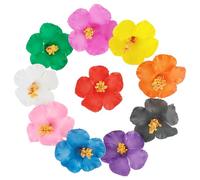 Vovii Hawaiian Flower Hair Clips for Women, Plumeria Hibiscus Flower Hair Clip for Girls, Tropical Artificial Floral Hairpins for Women Beach Accessories Hawaiian Themed Holiday Gear