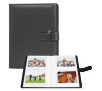 VOVMOEYA 80 Pocket Photo Album 3.5 x 4.5 Inch Camera Film Storage, For Polaroid Cameras, For Fujifilm Instax Wide 400/300/210 Slip In Photo Book Album 20-Page Holds 80 Pictures-Black