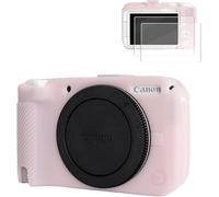VOVMOEYA Camera Case for Canon EOS R50 V with 2PCS 0.25mm Screen Protector, canon eos r50v silicone case, Soft Protective Lightweight