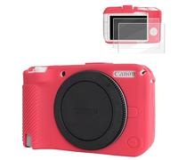 VOVMOEYA Camera Case for Canon EOS R50 V with 2PCS 0.25mm Screen Protector, canon eos r50v silicone case, Soft Protective Lightweight