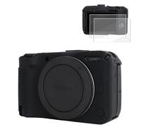 VOVMOEYA Camera Case for Canon EOS R50 V with 2PCS 0.25mm Screen Protector, canon eos r50v silicone case, Soft Protective Lightweight