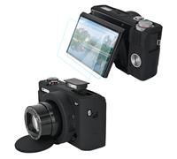 VOVMOEYA Camera Case For Canon Powershot G7 X Mark III With 2PCS Screen Protector, Full Protection Soft G7X III Silicone Case Detachable Lens Cover Protective Cover For Canon G7XIII G7X3-Black