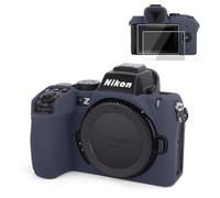 VOVMOEYA Camera Case for Nikon Z50II, Soft Case With 2 Screen Tempered Films