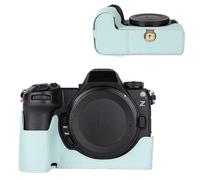 VOVMOEYA Camera Case for Nikon Z6 III,PU Leather Half Case, Stylish Protective Lightweight