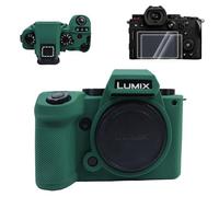 VOVMOEYA Camera Case For Panasonic LUMIX S5II/S5IIX with 2 Screen Protectors and 1 Hot Shoe Cover, Light Weight, Shockproof