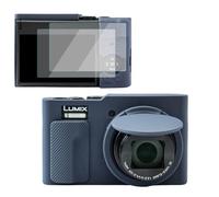 VOVMOEYA Camera Case for Panasonic Lumix TZ99 with 2 Screen Protectors and Hand Strap, DC-TZ99 Silicone Case, Soft Protective Lightweight