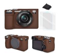 VOVMOEYA Camera Case for Sony Alpha 7C II with 2 LCD Screen Protectors and 1 Hot Shoe Cover, A7CM2 Silicone Case, Soft Protective Lightweight