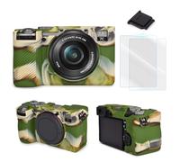 VOVMOEYA Camera Case for Sony Alpha 7C II with 2 LCD Screen Protectors and 1 Hot Shoe Cover, A7CM2 Silicone Case, Soft Protective Lightweight