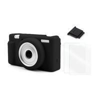 VOVMOEYA Camera Case for Sony ZV-1F/ZV-1 II/ZV-1M2 with 2 Screen Protectors and 1 Hot Shoe Cover, ZV1F/ZV1M2/ZV1II Silicone Case, Soft Lightweight Protective