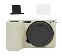 VOVMOEYA Camera Case for Sony ZV-E10 II with 2 Screen Protectors and 1 Hot Shoe Cover, Alpha ZVE10II Silicone Case, Soft Protective Lightweight