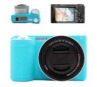 VOVMOEYA Camera Case for Sony ZV-E10II with 2 Screen Protectors and 1 Hot Shoe Cover, Alpha ZVE10 II Silicone Case, Soft Protective Lightweight