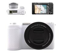 VOVMOEYA Camera Case for Sony ZV-E10II with 2 Screen Protectors and 1 Hot Shoe Cover, Alpha ZVE10 II Silicone Case, Soft Protective Lightweight