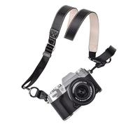 VOVMOEYA Camera Neck Strap,X-T50 body strap PU Shoulder Adjustable Strap for photographers for Fujifilm/for Nikon/for Canon/for Sony/for Minolta/for Panasonic/SLR/DSLR Cameras Texture-Dark Black