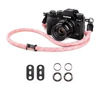 VOVMOEYA Camera Strap,Camera Neck Strap shoulder strap for Fujifilm XS20 XT5 XH2S Canon EOS R6 R7 R8 R10 R50 Sony A6400 A6700 A7C II A7IV Camera Strap Rope - Camo Pink