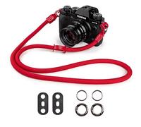 VOVMOEYA Camera Strap,Camera Neck Strap shoulder strap for Fujifilm XS20 XT5 XH2S Canon EOS R6 R7 R8 R10 R50 Sony A6400 A6700 A7C II A7IV Camera Strap Rope - Red