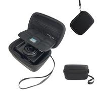VOVMOEYA Digital Camera Case for Canon G7X3/G7X2/G7X/SX740/SX730/SX720, RICOH GR3X/GR3/GR2/GR, Sony ZV-1F, Panasonic Lumix DC-TZ99, Fujifilm X-HF1, Zip Mesh Pocket, Anti-Scratch, Water Repellent