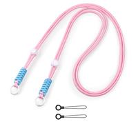VOVMOEYA Kids Camera Strap,Children Neck Strap for Fujifilm Mini 12/11/9/8/7+,Long Crossbody Lanyard for Kid Camera/Badge Holder/Keys/Wallet Multi-Function Lanyard(Pink)