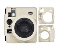 VOVMOEYA Protective Case compatible with Fujifilm Mini 99,Premium soft sillicone Mini99 Camera Case for Fuji Mini 99 Instant Camera Lightweight Full Covered Soft Gel Rubber Case Cover Shockproof-WHITE