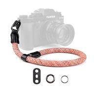 VOVMOEYA Rope Camera Wrist Strap,Camera Hand Strap Sony A6400 A6000 A7 IV Fujifilm X100V Nikon Zf Z30 Canon EOS R6 R7 R8 R10 Camera Wrist Straps for dslr(Camo Red)