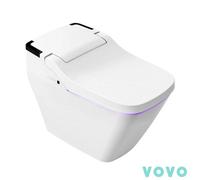 Vovo Smart Toilet In White - Vertical Drainage, Posterior/feminine Wash, Turbo Function, Uv Sterilisation, Auto Lid & Dual Flush