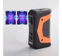 VOW Aegiz.X 200W Mod | Operates with 2x External Batteries (not included in purchase) | No Nicotine No Tobacco No Liquid (Signature Orange)