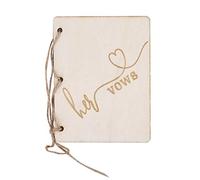 Vow Books His And Hers, Wedding Vow Books Guestbooks Keepsakes Bridal Shower Gifts Ceremony Party Vow Booklets Oath Book Props Wedding Day Essentials for Wedding Decoration