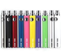 Vow eGo-T Standard Electronic Cigarette Vape Vaporizer Ecig E-Pen Replacement Battery 1100mAh (Steel/Silver)
