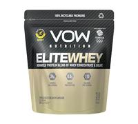 VOW Nutrition EliteWhey Protein, Whey Isolate and Concentrate, 30 Servings, Premium Protein with Naturally Occurring BCAAs, Informed Sports Approved (900g, Vanilla Ice Cream)