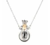 Vow Of Hearts Blood Vial Necklace Clear Heart Perfume Bottle Pendant Necklaces Make A Wish Necklaces Jewelry(#d)