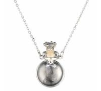 Vow Of Hearts Blood Vial Necklace Clear Heart Perfume Bottle Pendant Necklaces Make A Wish Necklaces Jewelry(#c)