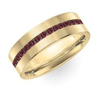 VowKeeper 8mm Titanium Men's Wedding Ring - Rose Gold, Diamond Inlay, Hammered Design, Lightweight Comfort Fit, Metal, No Gemstone