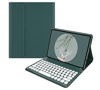 Vowor Xiaomi Pad 5 / Mi Pad 5 Pro 11 Inch 2021 Keyboard Case,Detachable Magnetic Bluetooth Keyboard with Flip Leather Case Stand Cover (Dark Green)