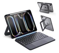 VOWUBO Detachable Magic Keyboard Case for iPad Air 11 inch M3 / M2 (2024) / iPad Air 5th / 4th Gen, iPad Pro 11 inch (1st /2nd /3rd /4th) Keyboard Case with Multi-Touch Trackpad,Multi-Angle Kickstand