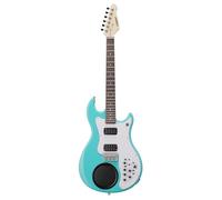 Vox APC-2 Electric Guitar with Integrated Amp and Speaker, Effects and Rhythm Machine - Aqua Green