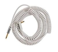 VOX Coiled Cable for Electric Guitar Bass 9m L Straight VCC90 White...
