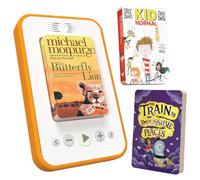 voxblock Kids Audio Book Player | Internet-Free, Screen-Free & Portable Kids Story Box | Older Listeners Starter Pack - Includes 3 Kids Audio Books