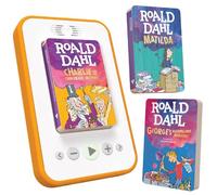 voxblock Wifi & Screen-Free, Portable Kids Audio Book Player | Roald Dahl Kids Audio Books Starter Pack - inc. Matilda Book & 2 more Road Dahl Books