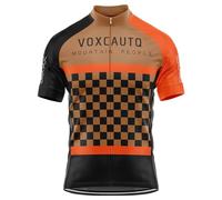 VOXCAUTQ 2024 Pro Team Cycling Jersey For Men,Mens Summer Cycling Short Sleeve,Men Cycling Jersey Breathable Bike Shirt,Quick-dry Clothing (Typ-6,L)