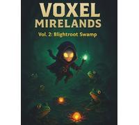 VOXEL MIRELANDS Vol. 2: Blightroot Swamp - Toxic Mage Grid Notebook for Dark Fantasy Creators