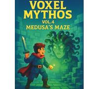 Voxel Mythos: Vol. 4: Medusa’s Maze - Greek Myth Fantasy Notebook with Grid Pages - 160 Pages, 8.5 x 11 inches