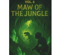 Voxel Quest: Vol. 4: Maw of the Jungle - Dino Cave Fantasy Notebook with Grid Pages - 160 Pages, 8.5 x 11 inches