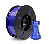 Voxelab Silk PLA Filament 1.75mm 3D Printer Filament,1kg Spool (2.2lbs) 3D Printing Materials Shine Silky Shiny Metallic,Dimensional Accuracy +/- 0.05mm,Silk Blue