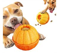 VOXGET Interactive Dog Frozen Treat Toy for Aggressive Chewers, Enrichment Puzzle Treat Dispenser with Small Popsicle Molds for Large Dogs Keep Busy, Chew Toy for Puppy Teething Reduce Anxiety -Orange