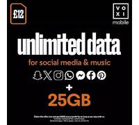 VOXI 30 Day Pay As You Go SIM, First Month Included (£12)