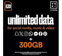 VOXI 30 Day Pay As You Go SIM, First Month Included (£20)