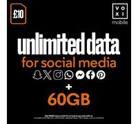 VOXI 60GB 30 Day Pay As You Go SIM Card