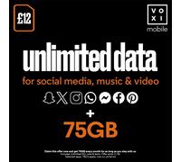 VOXI 75GB 30 Day Pay As You Go SIM Card