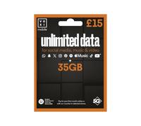 VOXI Mobile PAYG SIM Card - 35GB 5G Data & Unlimited Social Media, Music & Video